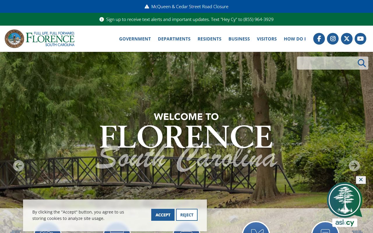 Florence SC city records and public documents