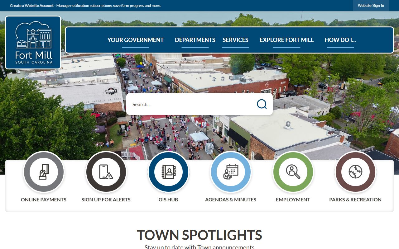 Fort Mill town records and public documents