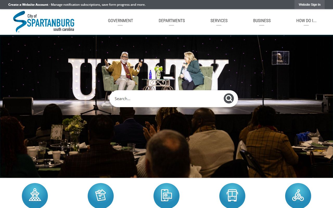 Spartanburg city hall and public records office