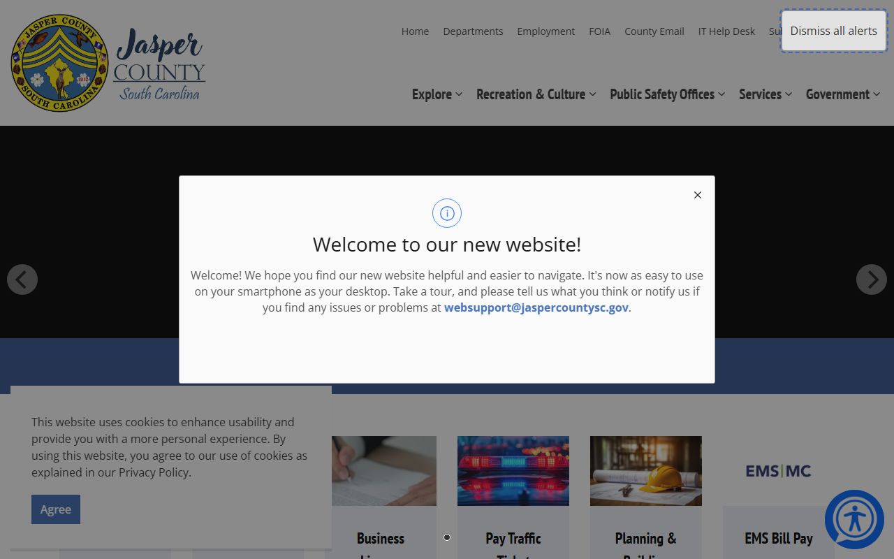 Jasper County Register of Deeds property records online